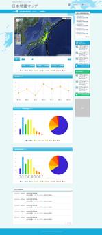 satoshi (acky_j)さんの地震に関するWEBサイトのデザインへの提案