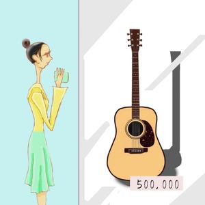 osooji (san_)さんの（３枚のみ）音楽教室で行う楽器プレゼントのイラスト、当選後１年間の継続発注もありへの提案
