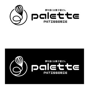 TEX597 (TEXTURE)さんの夢を描くお菓子屋『パレット』：札幌市に新規開店のパティスリーロゴ制作依頼への提案