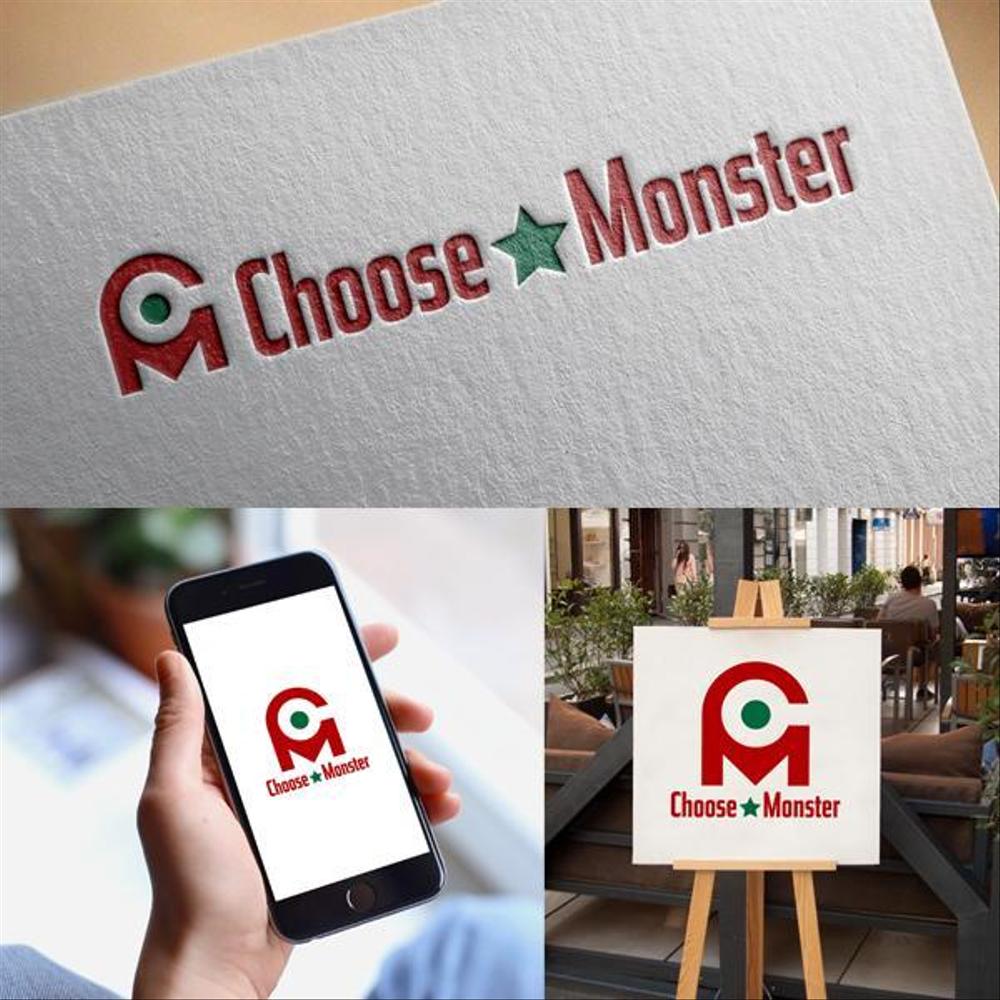 飲食店を改革する、新会社「Choose☆Monster」のロゴの制作