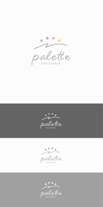 designdesign (designdesign)さんの夢を描くお菓子屋『パレット』：札幌市に新規開店のパティスリーロゴ制作依頼への提案