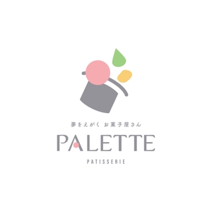 unGROUND (takwonder)さんの夢を描くお菓子屋『パレット』：札幌市に新規開店のパティスリーロゴ制作依頼への提案