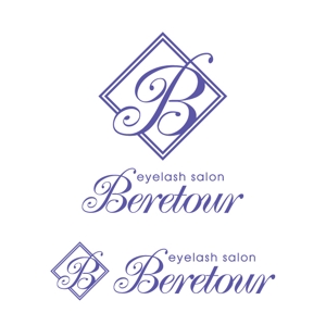 j-design (j-design)さんのまつげエクステサロン「Beretour」（ベルトゥール）のロゴへの提案