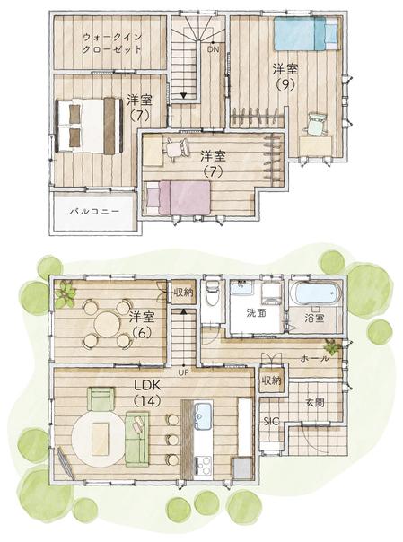 イラスト風の間取り作成の仕事の依頼 外注 副業なら ランサーズ