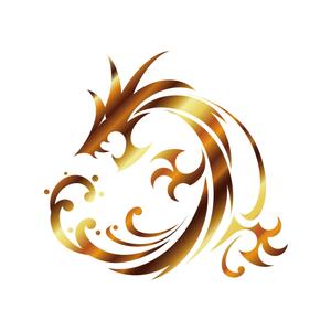 yayakoshiya (yayakoshiya)さんのシンプルなドラゴンと水しぶきのイラストへの提案