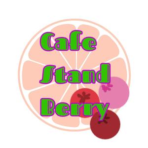 papapomさんの飲食店　「Cafe　Stand　Berry」　のロゴへの提案