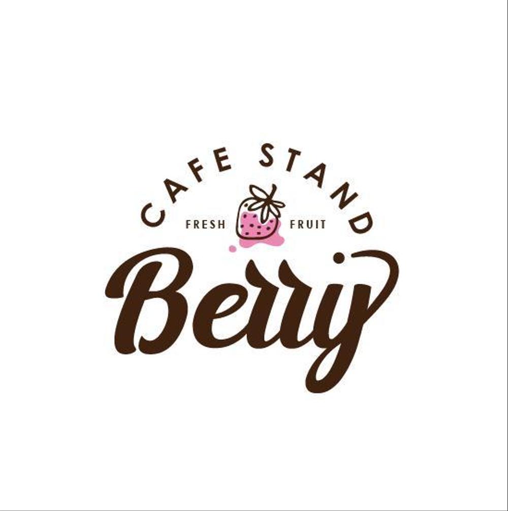 飲食店　「Cafe　Stand　Berry」　のロゴ