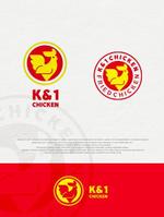HAND (Handwerksmeister)さんの☆新規オープン店☆「K&1 CHICKEN」のロゴへの提案