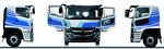 I-Asis_design (info_voice6963)さんの大型トラックのキャビンのカラーデザインへの提案