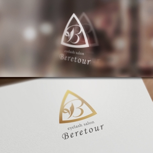 BKdesign (late_design)さんのまつげエクステサロン「Beretour」（ベルトゥール）のロゴへの提案
