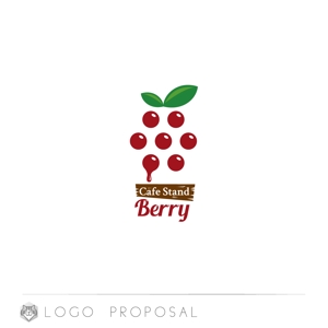 nyakko (kamemz)さんの飲食店　「Cafe　Stand　Berry」　のロゴへの提案