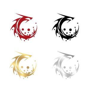 marukei (marukei)さんのシンプルなドラゴンと水しぶきのイラストへの提案