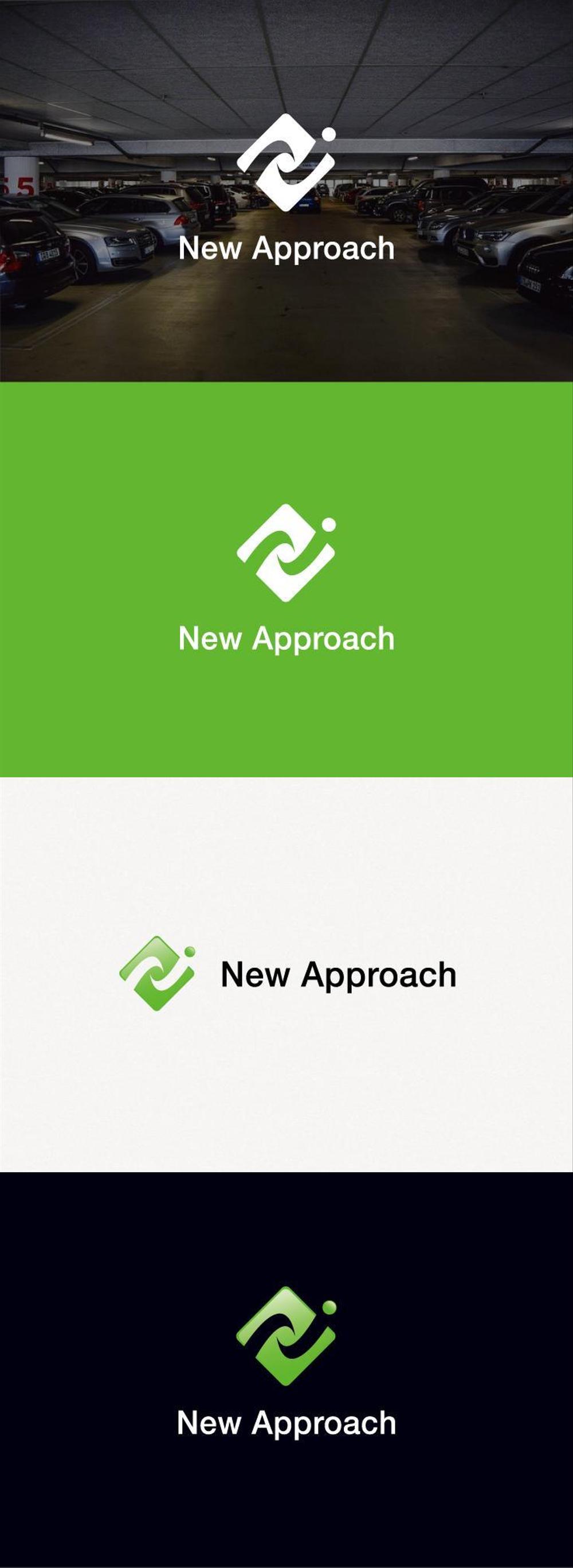 立体駐車場メンテナンス業「株式会社ニューアプローチ」のロゴ