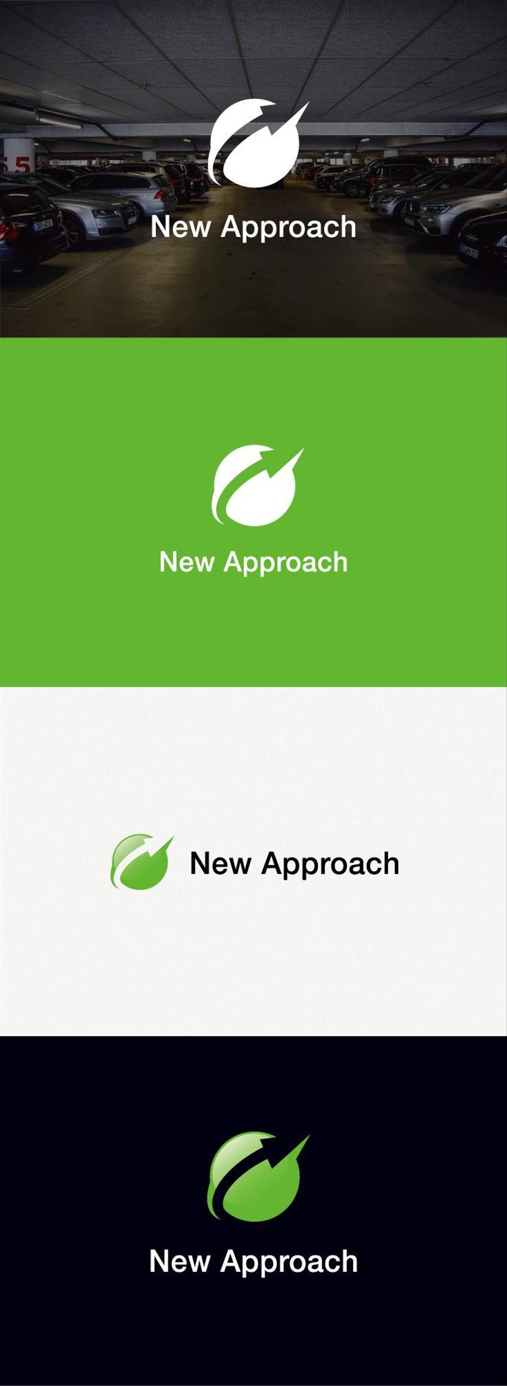 立体駐車場メンテナンス業「株式会社ニューアプローチ」のロゴ