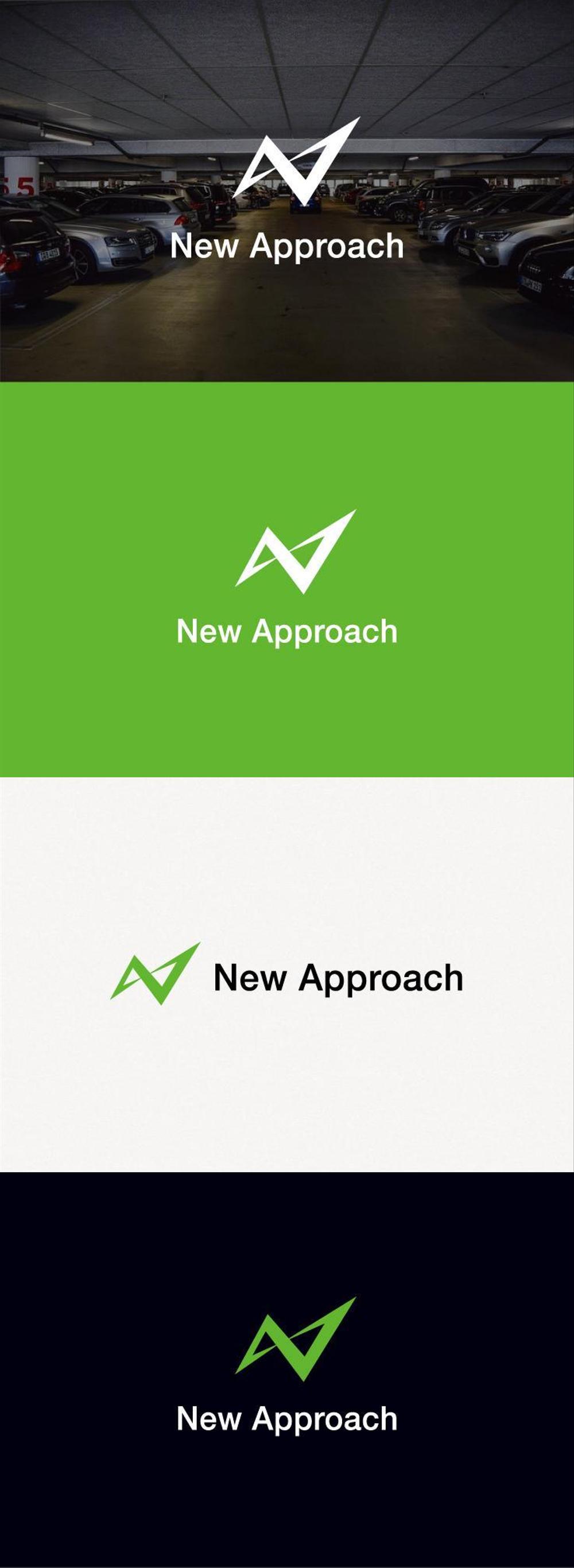 立体駐車場メンテナンス業「株式会社ニューアプローチ」のロゴ