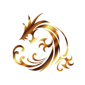 yayakoshiya (yayakoshiya)さんのシンプルなドラゴンと水しぶきのイラストへの提案
