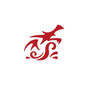 スタジオきなこ (kinaco_yama)さんのシンプルなドラゴンと水しぶきのイラストへの提案