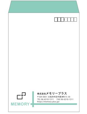 na ()さんの封筒の印刷デザインへの提案