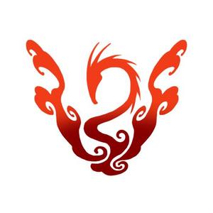 ちょびのすけ (chobinosuke)さんのシンプルなドラゴンと水しぶきのイラストへの提案
