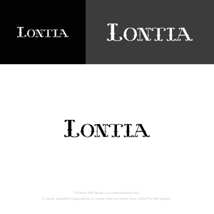 musaabez ()さんのアパレル、アクセサリーのショップで使用する「Lontia」のロゴへの提案