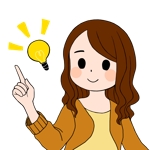 ヨシダ (yosida111)さんの福島県郡山市の地域情報ブログ執筆者（女性）のキャラクターデザインへの提案