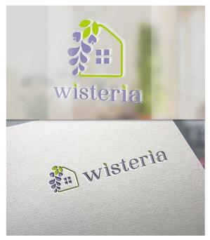 KR-design (kR-design)さんの注文住宅・デザイン住宅のロゴ（花・wisteria／ウィステリア／藤）への提案