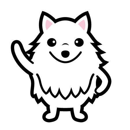 Str Labelさんの事例 実績 提案 スピッツ犬のキャラクターデザイン はじめまして St クラウドソーシング ランサーズ