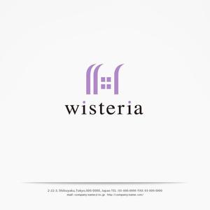 H-Design (yahhidy)さんの注文住宅・デザイン住宅のロゴ（花・wisteria／ウィステリア／藤）への提案