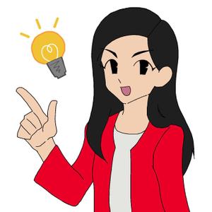 deepqueenさんの群馬県高崎市の地域情報ブログ執筆者（女性）のキャラクターデザインへの提案