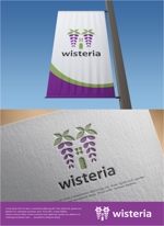drkigawa (drkigawa)さんの注文住宅・デザイン住宅のロゴ（花・wisteria／ウィステリア／藤）への提案