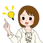 ヨシダ (yosida111)さんの栃木県宇都宮市の地域情報ブログ執筆者（女性）のキャラクターデザインへの提案
