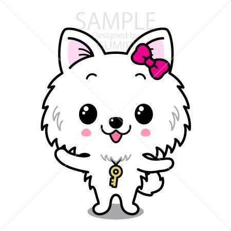 Gumiri ()さんのスピッツ犬のキャラクターデザインへの提案