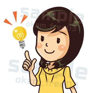okam- (okam_free03)さんの福島県郡山市の地域情報ブログ執筆者（女性）のキャラクターデザインへの提案