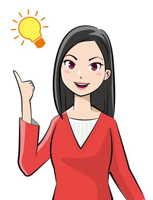 松本イチロウ (tora_jiroh)さんの群馬県高崎市の地域情報ブログ執筆者（女性）のキャラクターデザインへの提案