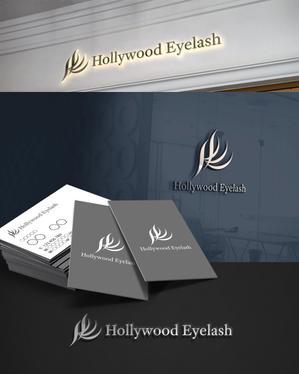D.R DESIGN (Nakamura__)さんの新ブランドまつ毛エクステ商材「ハリウッドアイラッシュ」（Hollywood　Eyelash)のロゴへの提案