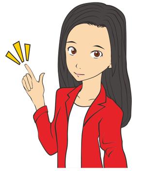 aoinu (aoinu)さんの群馬県高崎市の地域情報ブログ執筆者（女性）のキャラクターデザインへの提案