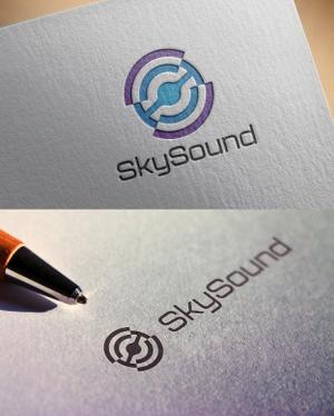 D.R DESIGN (Nakamura__)さんの製造業向けAIサービス「SkySound」ロゴへの提案