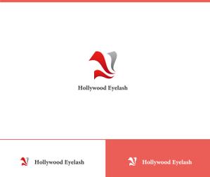 動画サムネ職人 (web-pro100)さんの新ブランドまつ毛エクステ商材「ハリウッドアイラッシュ」（Hollywood　Eyelash)のロゴへの提案