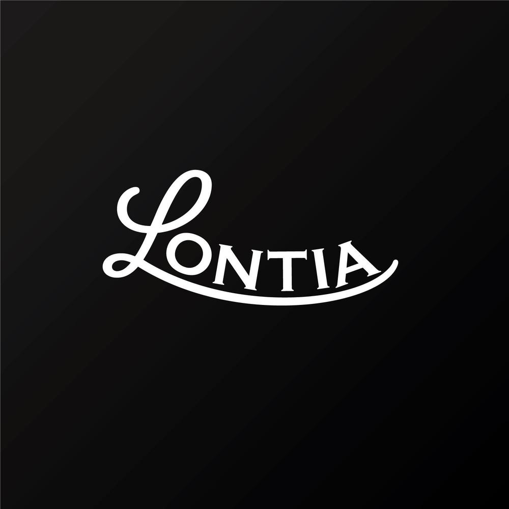 アパレル、アクセサリーのショップで使用する「Lontia」のロゴ