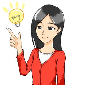 タジ (taji_taji)さんの群馬県高崎市の地域情報ブログ執筆者（女性）のキャラクターデザインへの提案