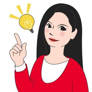 k ()さんの群馬県高崎市の地域情報ブログ執筆者（女性）のキャラクターデザインへの提案