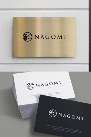 YOO GRAPH (fujiseyoo)さんのホテル屋号「和NAGOMI」のデザインへの提案