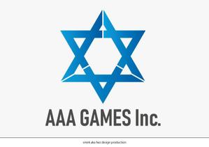 清水　貴史 (smirk777)さんのオンラインゲーム会社「AAA GAMES Inc.」のロゴへの提案