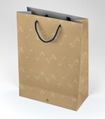 大橋敦美 ()さんの紙袋、小判抜き袋使用するウエーブ型エンドレスデザインへの提案