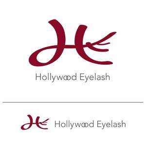 gio (gio-gio)さんの新ブランドまつ毛エクステ商材「ハリウッドアイラッシュ」（Hollywood　Eyelash)のロゴへの提案