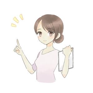 なないろ (__iroiro)さんのかわいらしい女性のイラスト（参考画像アリ）への提案