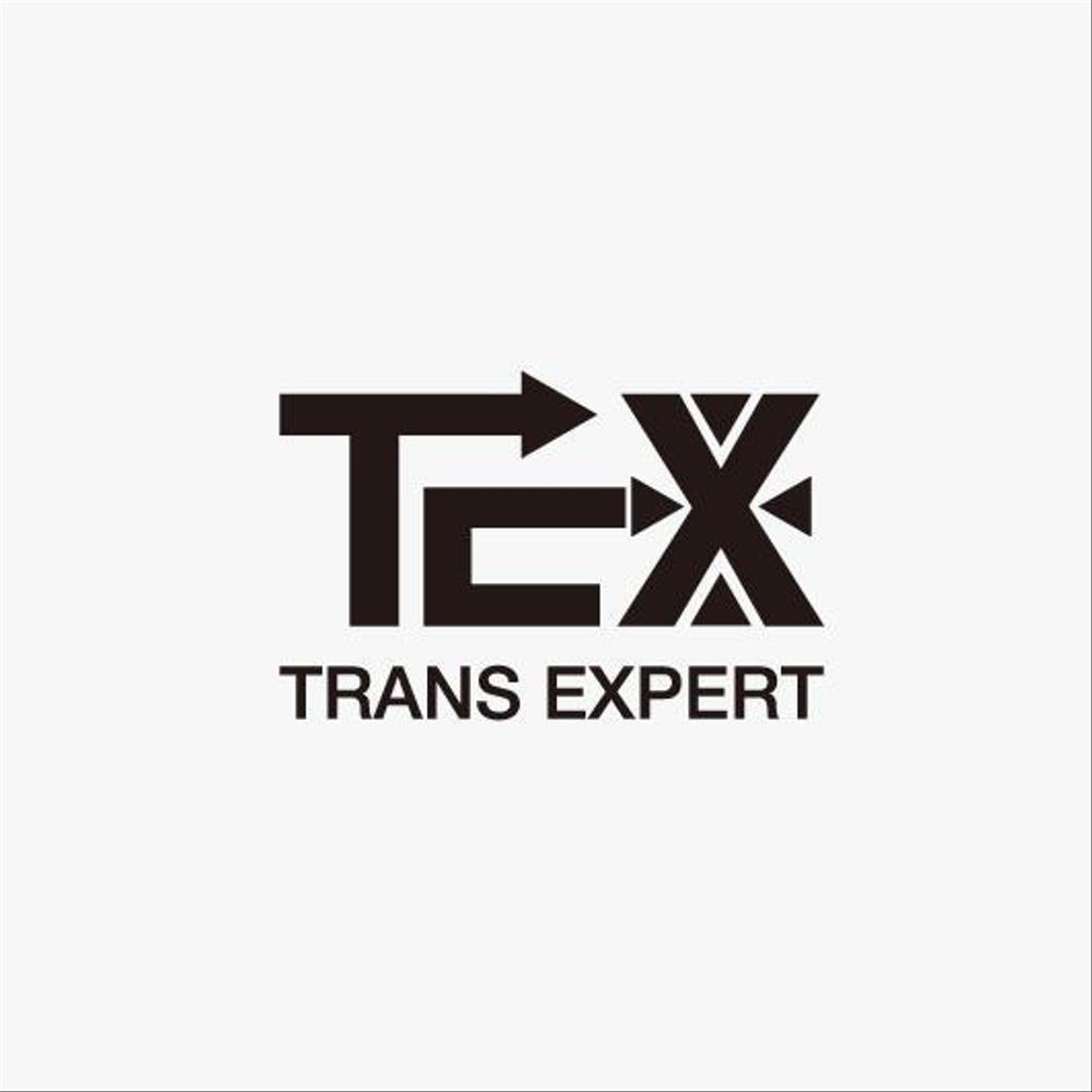 「TEX」 (TRANS EXPERT)のロゴ作成　