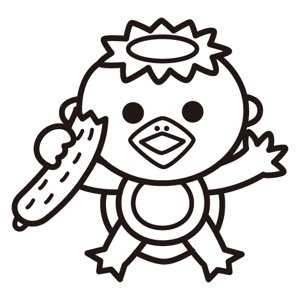fumtoy (fumtoy)さんの★☆1ポーズ  3万円☆★  きゅうりの農業法人「河童(カッパ)」キャラクター制作への提案