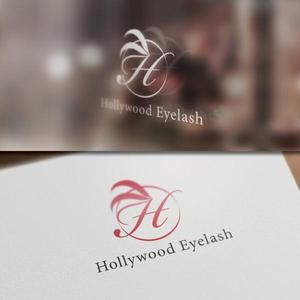 BKdesign (late_design)さんの新ブランドまつ毛エクステ商材「ハリウッドアイラッシュ」（Hollywood　Eyelash)のロゴへの提案