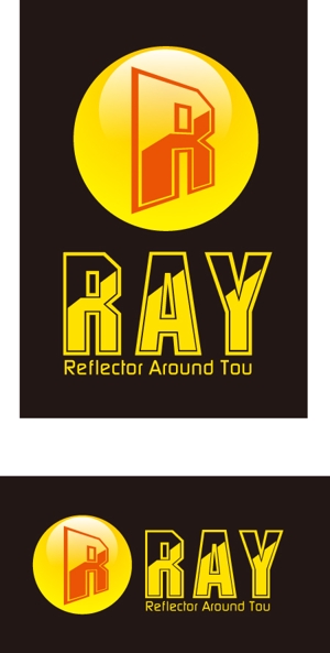 CF-Design (kuma-boo)さんの「ray」or「RAY」or「Ray」の何れか。副題「reflector around you」表記可（大文字小文字」のロゴ作成への提案